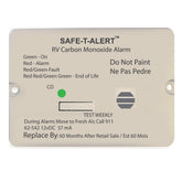 Safe-T-Alert 62-542-WT 62 Series Carbon Monoxide Alarm - 12V - RV Flush Mount - White